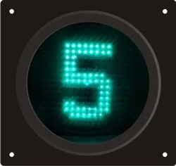 Animated Pedestrian Countdown Timer