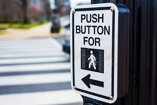 Pedestrian Push Button Crossing